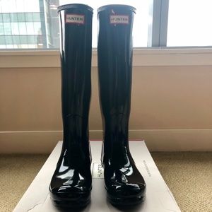 Glossy Hunter Boots
